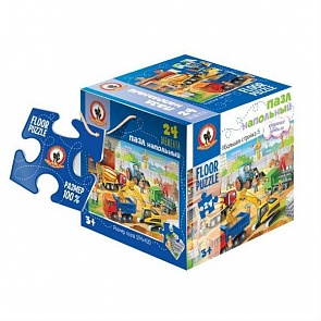 Пазл напольный – Стройка (Русский стиль, 2502sim)